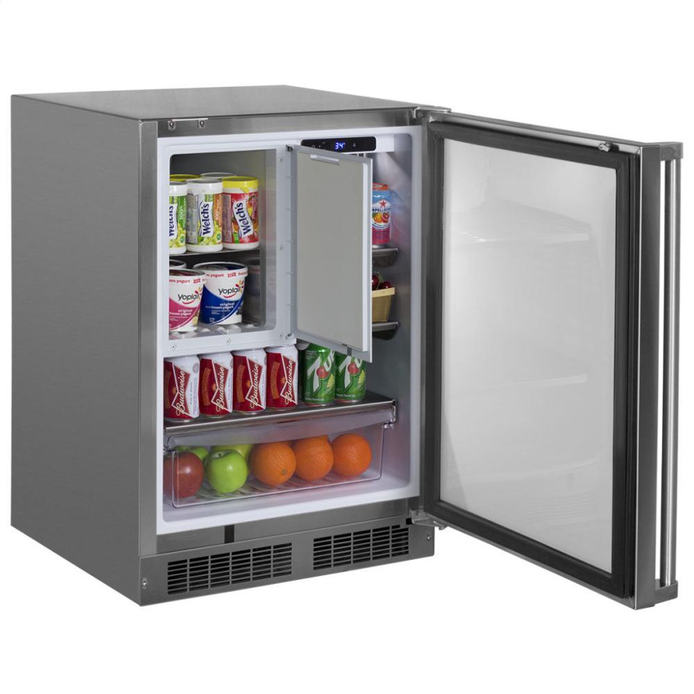 24" Outdoor Refrigerator Freezer  Marvel Premium Refrigeration - Model Number - Outdoor Ice Maker Kit