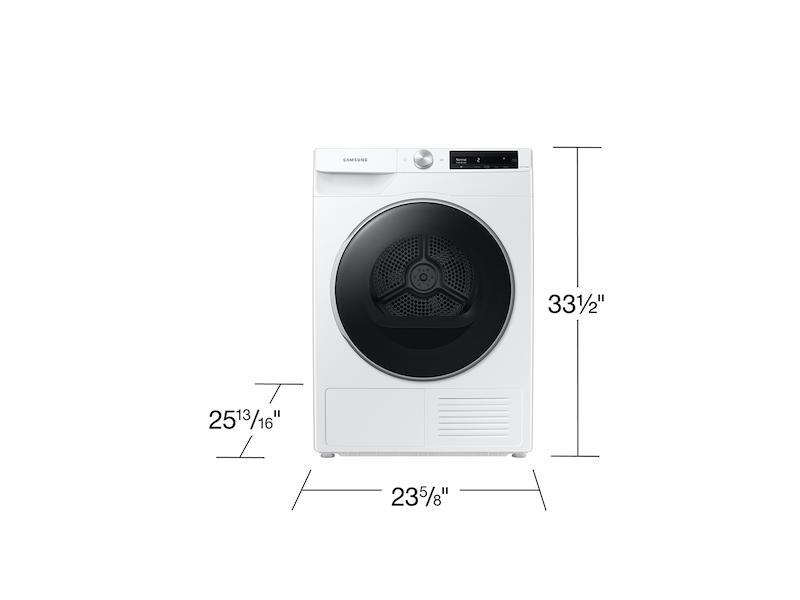 4.0 cu. ft. Heat Pump Dryer with AI Smart Dial and Wi-Fi Connectivity in White