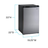 Avanti 4.4 cu. ft. Compact Refrigerator - Black / 4.4 cu. ft.