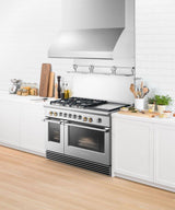 Dual Fuel Range, 48", 5 Burners with Griddle