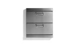 Utility Drawers - Two Extra large drawers w/ 5" offset handles.