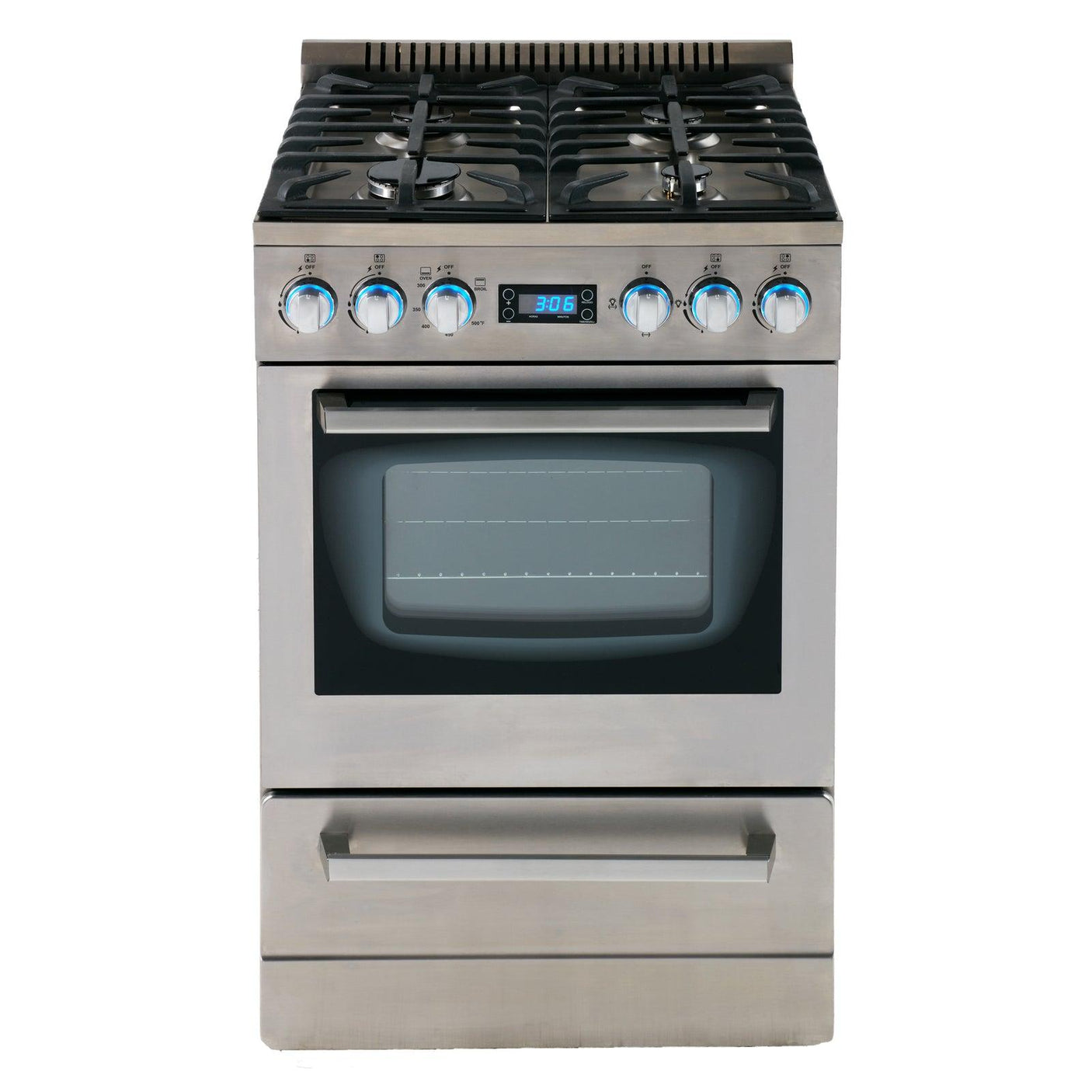 Avanti ELITE Series 24" Gas Range Oven - Stainless Steel / 2.6 cu. ft.