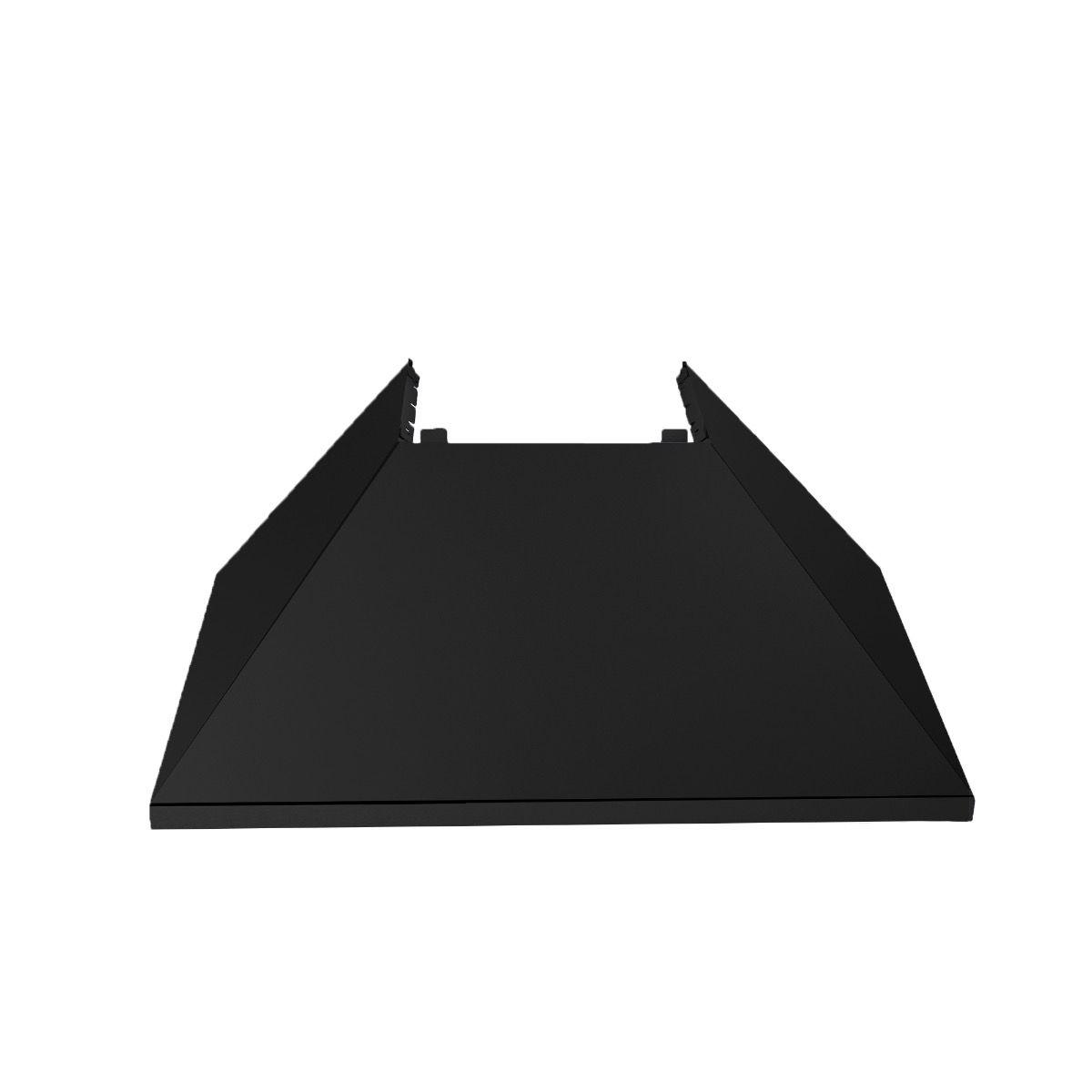 48" Colored Range Hood Shell in Black Matte (8654-SH-BLM-48)-Shell Only