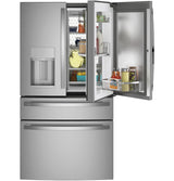 GE Profile™ ENERGY STAR® 27.9 Cu. Ft. Smart Fingerprint Resistant 4-Door French-Door Refrigerator with Door In Door