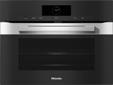 H 7840 BM AM - 24" compact speed oven in a perfectly combinable design with automatic programs and roast probe.