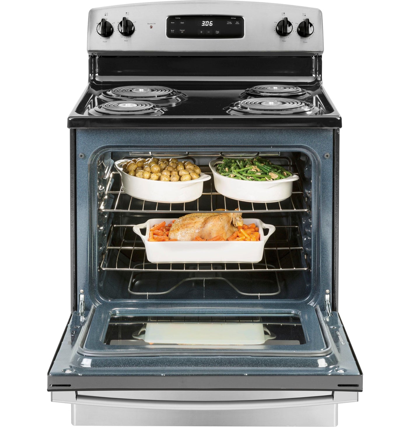 GE® ENERGY STAR® 30" Free-Standing Electric Range