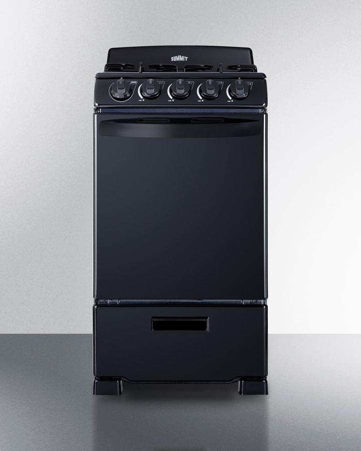 20" Wide Gas Range