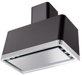 Panoramagic 36 Inch Black Wall Mount Convertible Range Hood