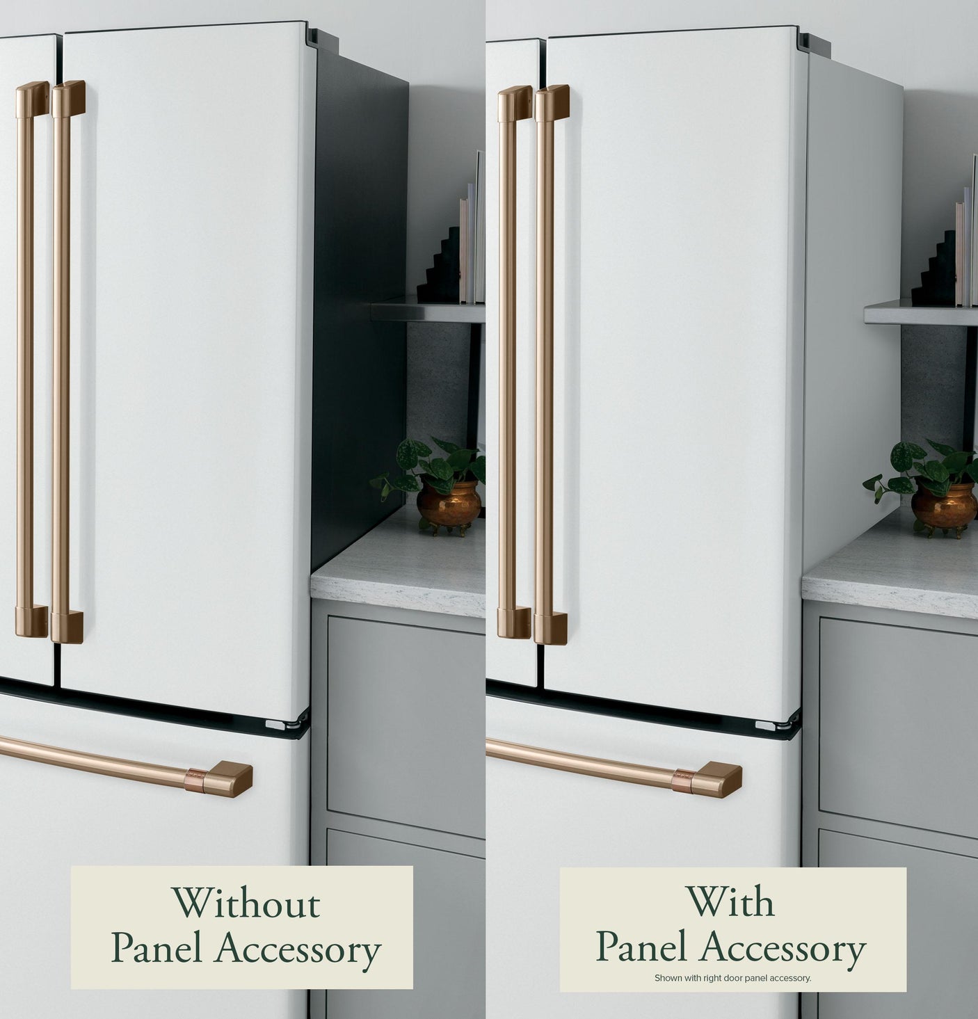 Café™ Refrigeration Matte White Side Panel, Counter-Depth, Left