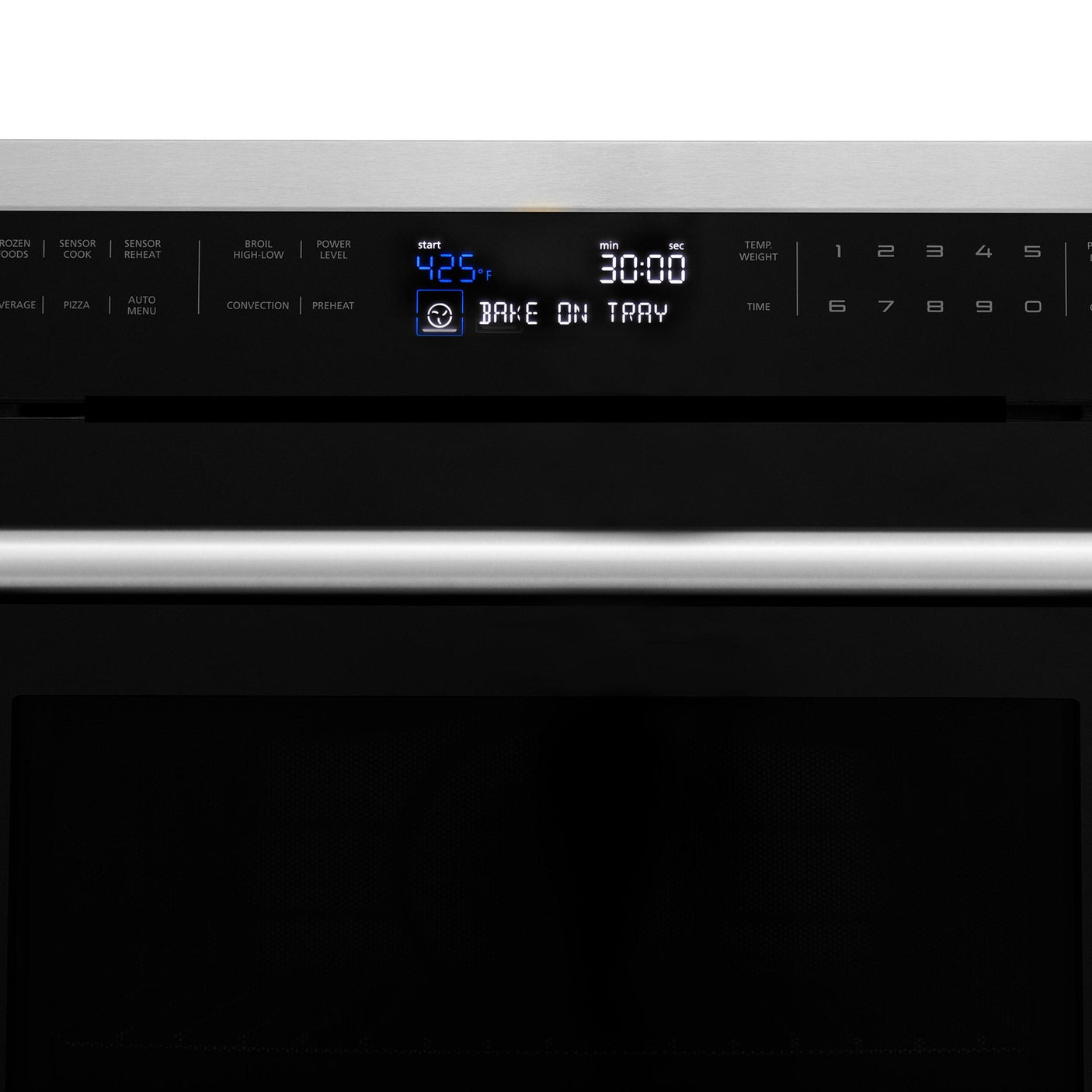 ZLINE 24 in. Built-in Convection Microwave Oven in Stainless Steel with Speed and Sensor Cooking (MWO-24) [Color: DuraSnow]