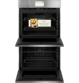 Café™ 30" Smart Built-In Convection Double Wall Oven in Platinum Glass