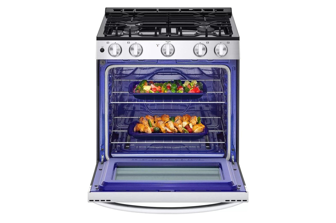 5.8 cu. ft. Gas Slide-in Range with EasyClean®