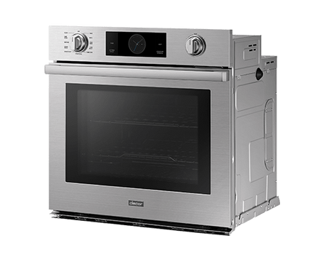 30" Steam-Assisted Single Wall Oven, Silver Stainless Steel