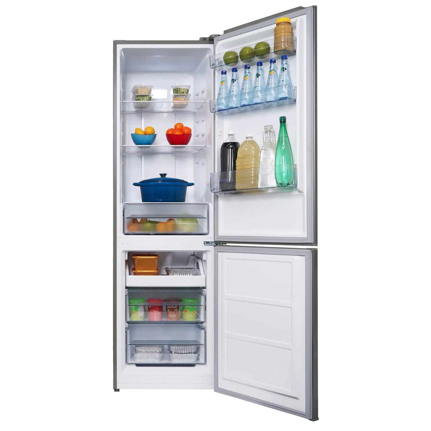 Danby 10.3 cu. ft. Bottom Mount Apartment Size Fridge in Stainless Steel