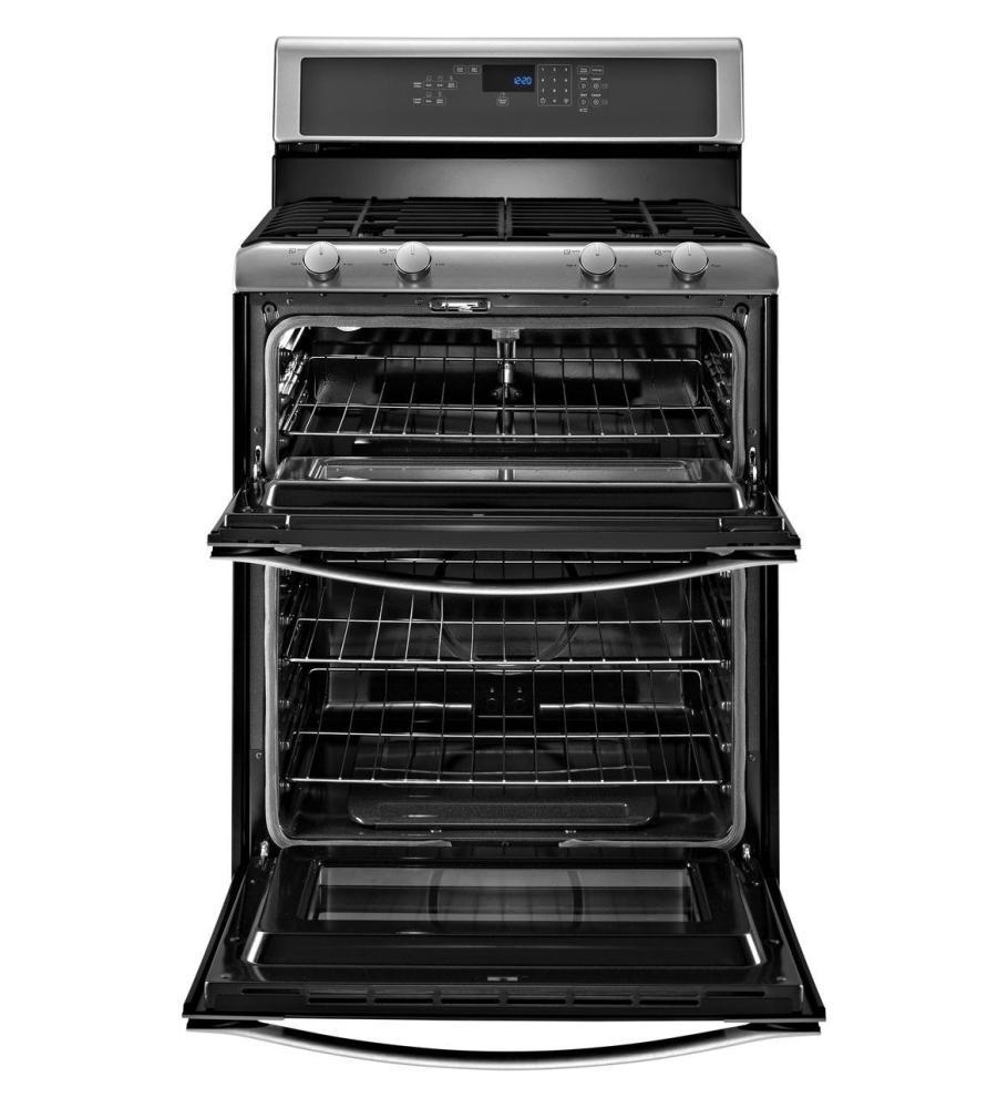 6.0 Total cu. ft. Double Oven Gas Range with AccuBake® system