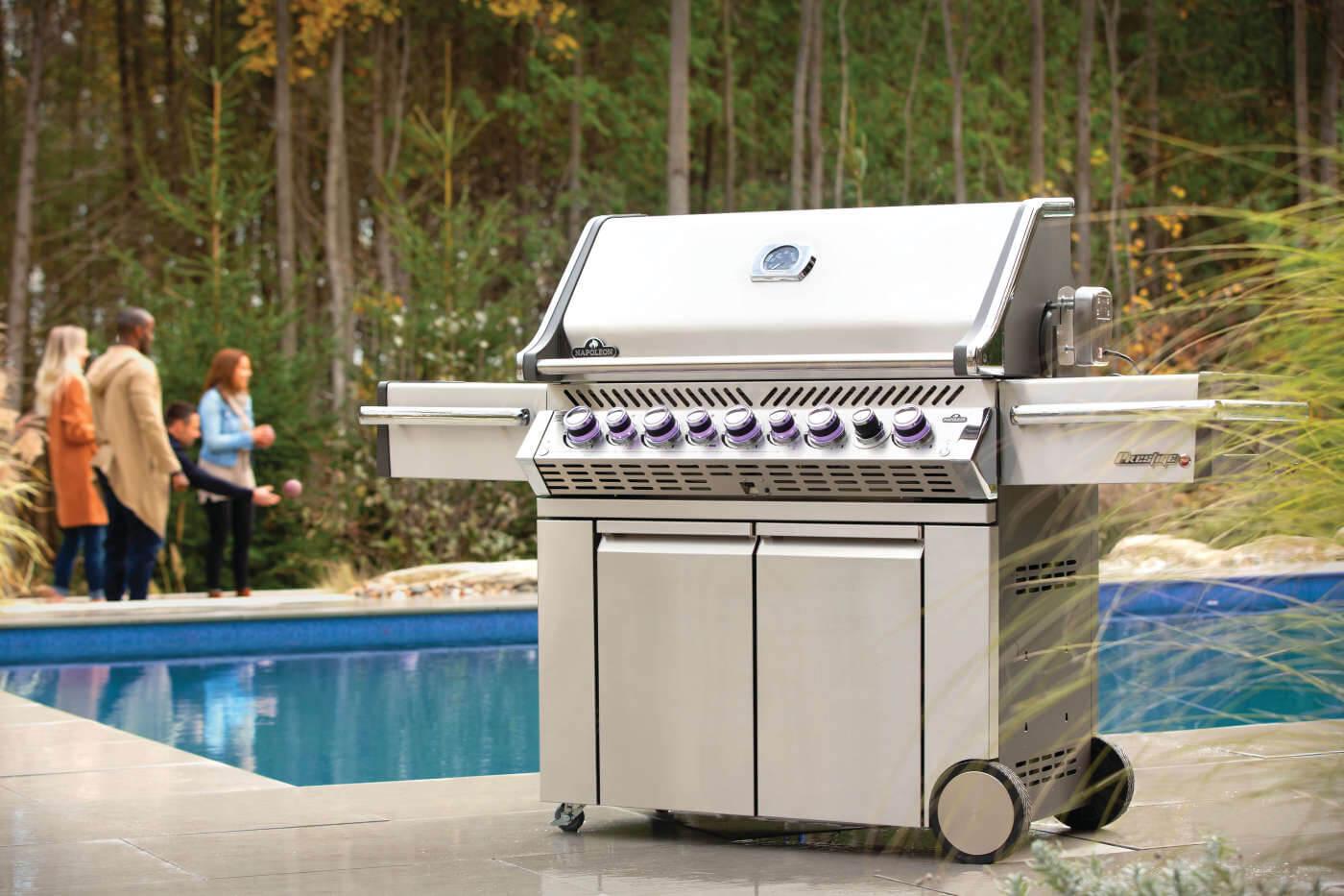 Prestige PRO 665 RSIB with Infrared Side and Rear Burners , Natural Gas, Stainless Steel