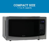 Avanti Microwave Oven, 1.1 cu. ft. Capacity - Black / 1.1 cu. ft.