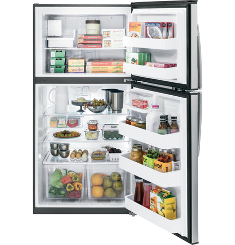 GE® ENERGY STAR® 21.1 Cu. Ft. Top-Freezer Refrigerator