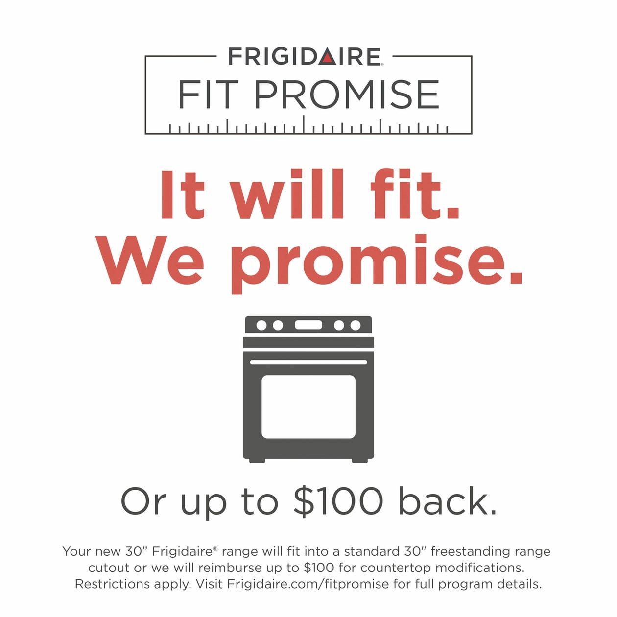 Frigidaire 30" Front Control Gas Range with Convection Bake