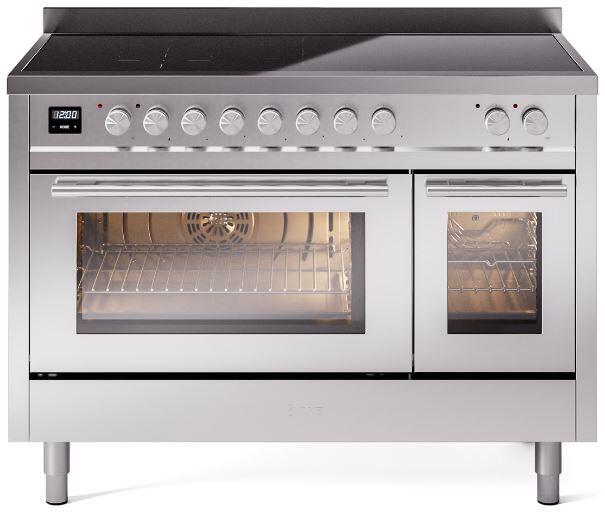 Professional Plus II 48 Inch Electric Freestanding Range in Stainless Steel with Trim