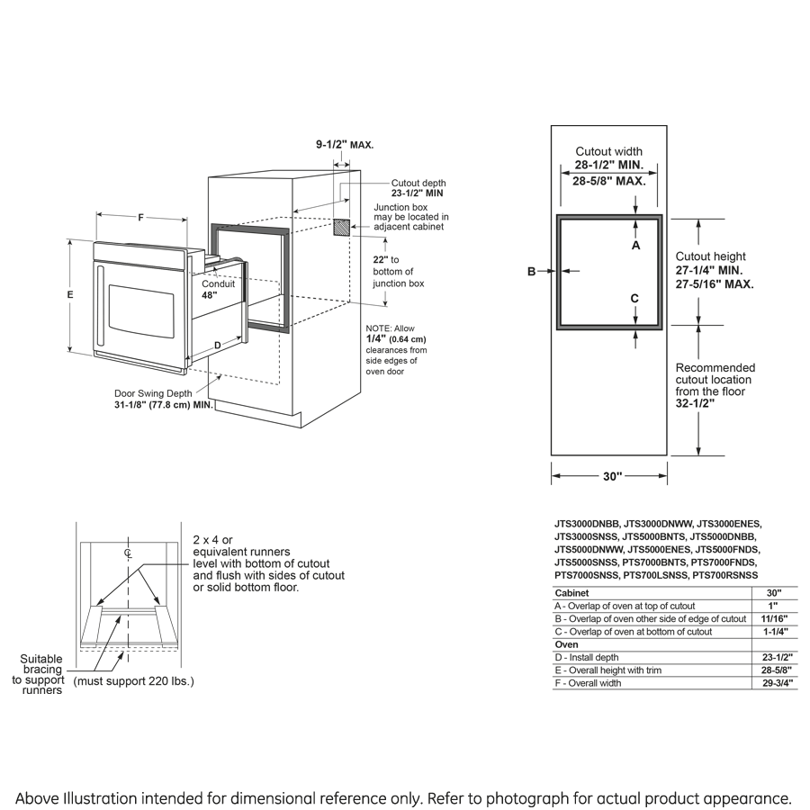 GE Profile™ 30" Smart Built-In Convection Single Wall Oven with Right-Hand Side-Swing Doors