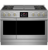 Monogram 48" Dual-Fuel Professional Range with 4 Burners, Grill, and Griddle