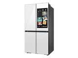 Bespoke 4-Door Flex™ Refrigerator (29 cu. ft.) with AI Family Hub™+ and AI Vision Inside™ in White Glass