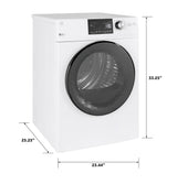 GE® ENERGY STAR® 24" 4.3 Cu.Ft. Front Load Vented Electric Dryer with Stainless Steel Basket