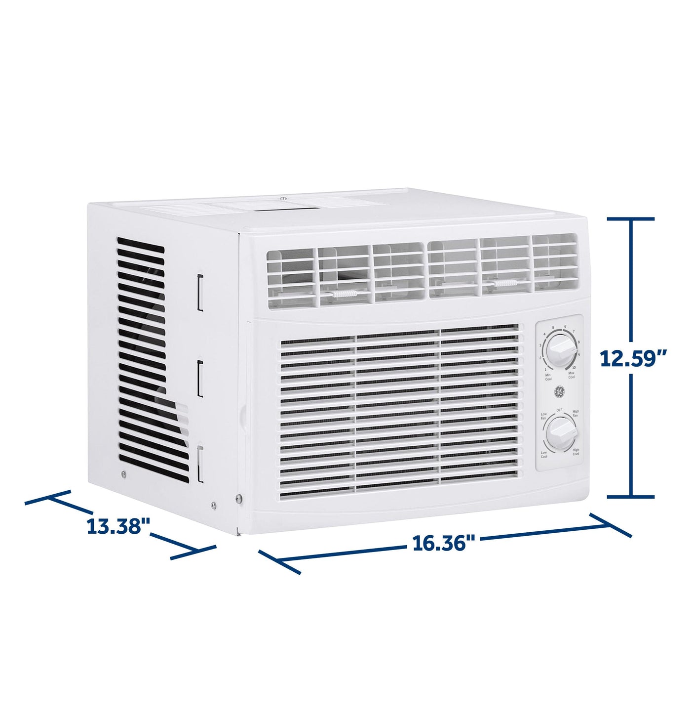 GE® 5,000 BTU Mechanical Window Air Conditioner for Small Rooms up to 150 sq ft.