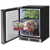 24" Professional Freezer - Solid Overlay Panel - Integrated Right Hinge