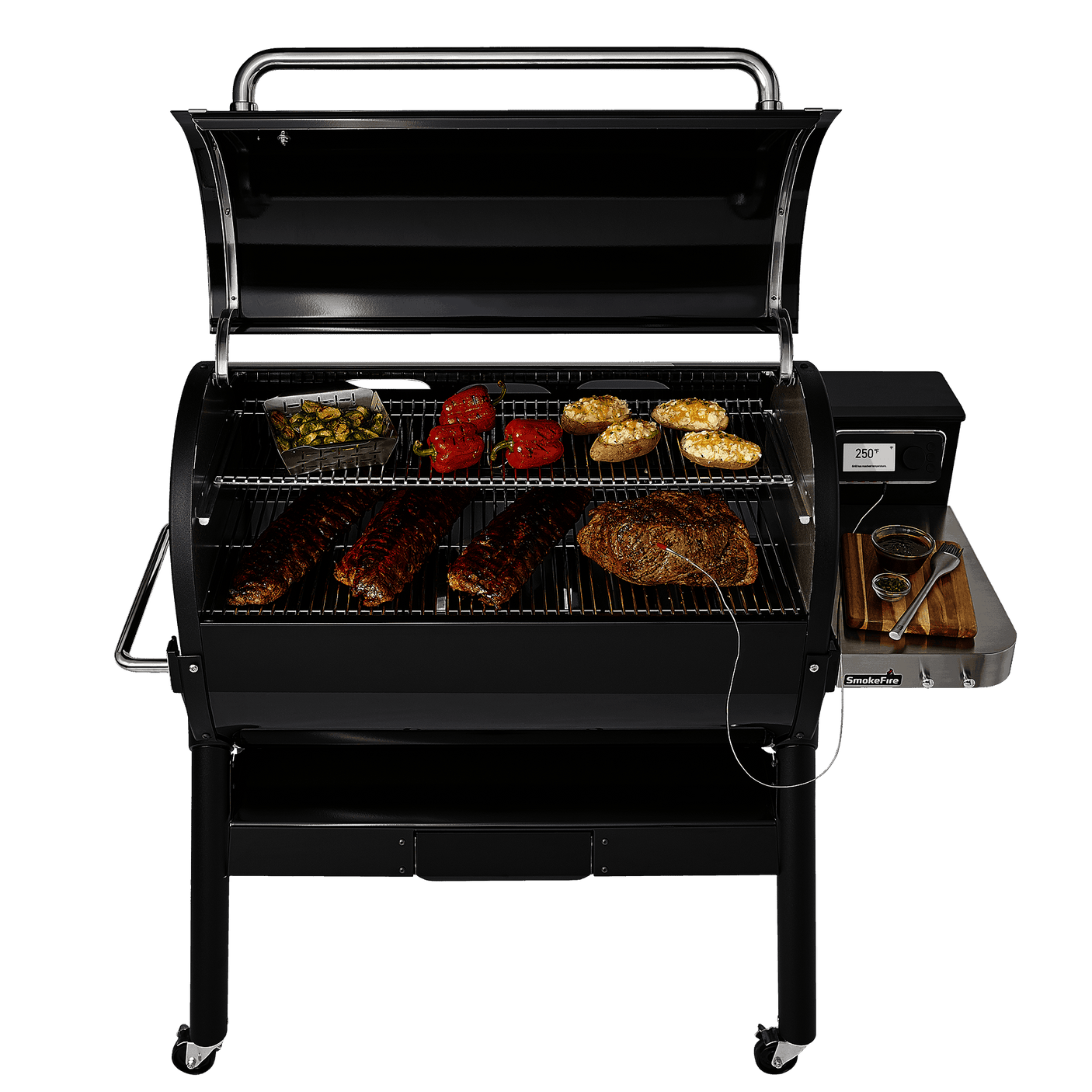 SmokeFire EX6 (2nd Gen) Wood Fired Pellet Grill - Black