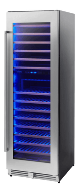 24 Inch Dual Zone Wine Cooler, 162 Wine Bottle Capacity - Model Twc2403di