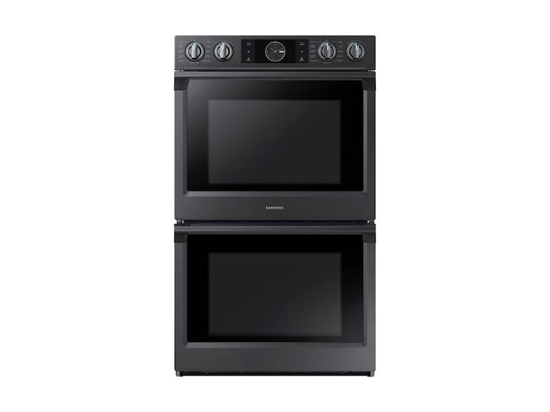 30" Smart Double Wall Oven with Flex Duo™ in Black Stainless Steel