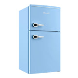 Avanti Retro Series Compact Refrigerator and Freezer, 3.0 cu. ft. - Robin's Egg Blue / 3.0 cu. ft.