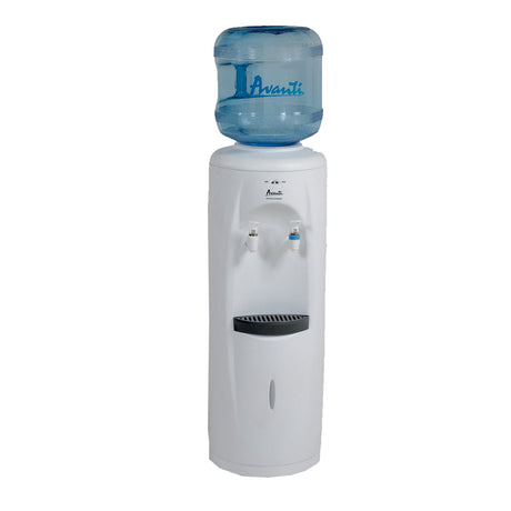 Avanti Cold and Room Temperature Water Dispenser - White / 3 Gallons or 5 Gallons