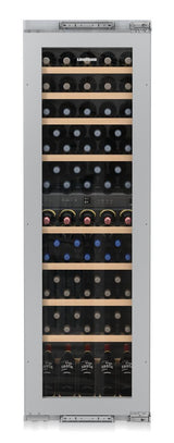 Built-in multi-temperature wine fridge