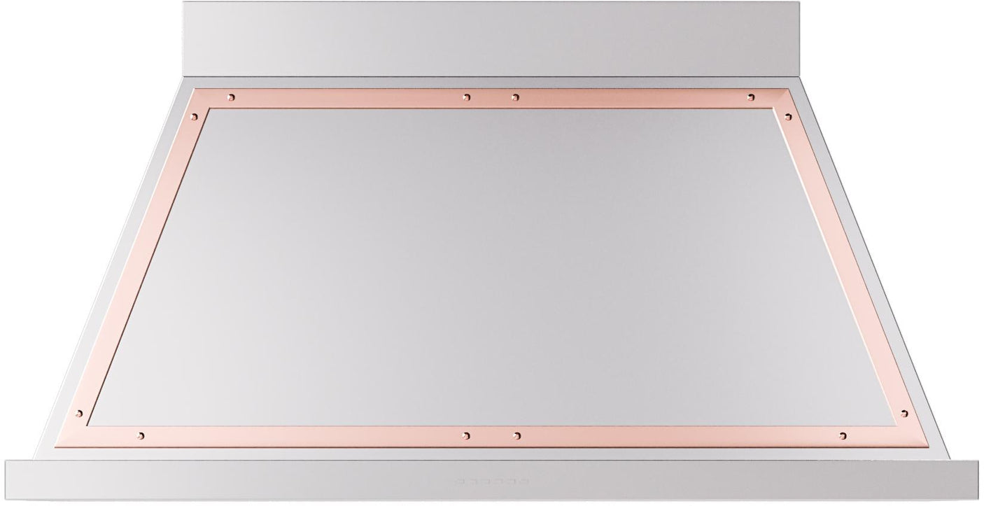 ILVE UANB48SSP Nostalgie 48" Hood in Stainless Steel with Copper trim