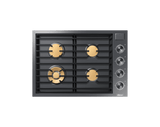 30" Gas Cooktop, Graphite Stainless Steel, Natural Gas