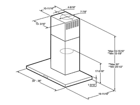 Optional Recirculating Kit for 30" and 36"