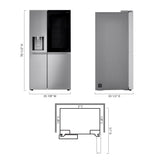 27 cu. ft. Side-By-Side InstaView® Refrigerator