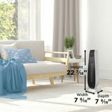 Danby 1500W Adjustable Oscillating Heater 22" in White