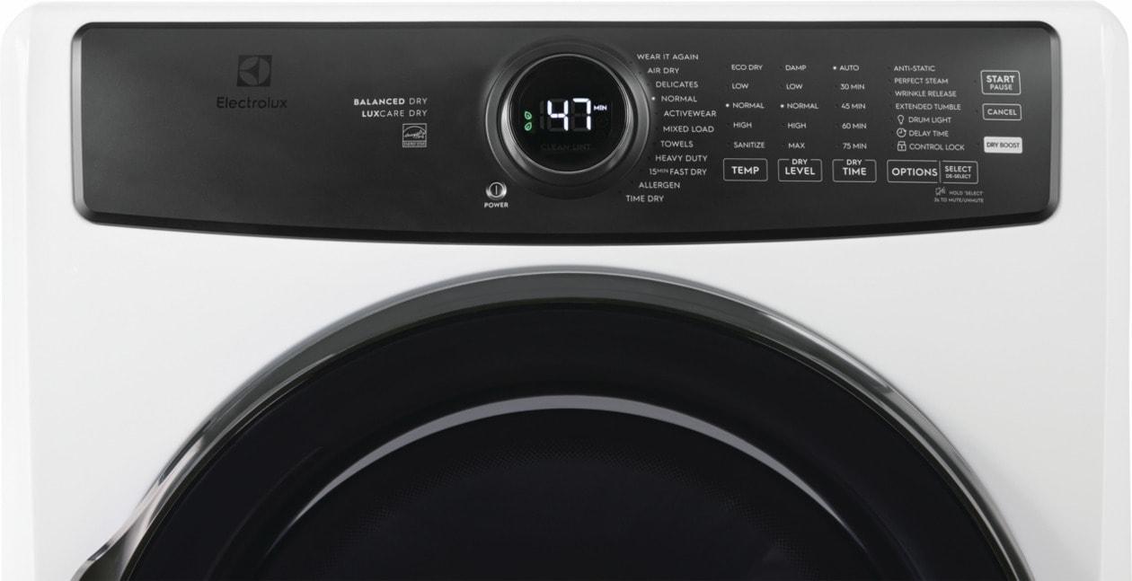 Electrolux Front Load Perfect Steam™ Electric Dryer with Balanced Dry™ and Instant Refresh - 8.0 Cu. Ft.