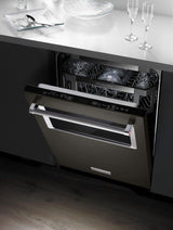 44 dBA Dishwasher with Window and Lighted Interior - Black Stainless Steel with PrintShield™ Finish