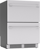 Presrv Refrigerator Drawers, 24in Compact, SS, 2 Zone