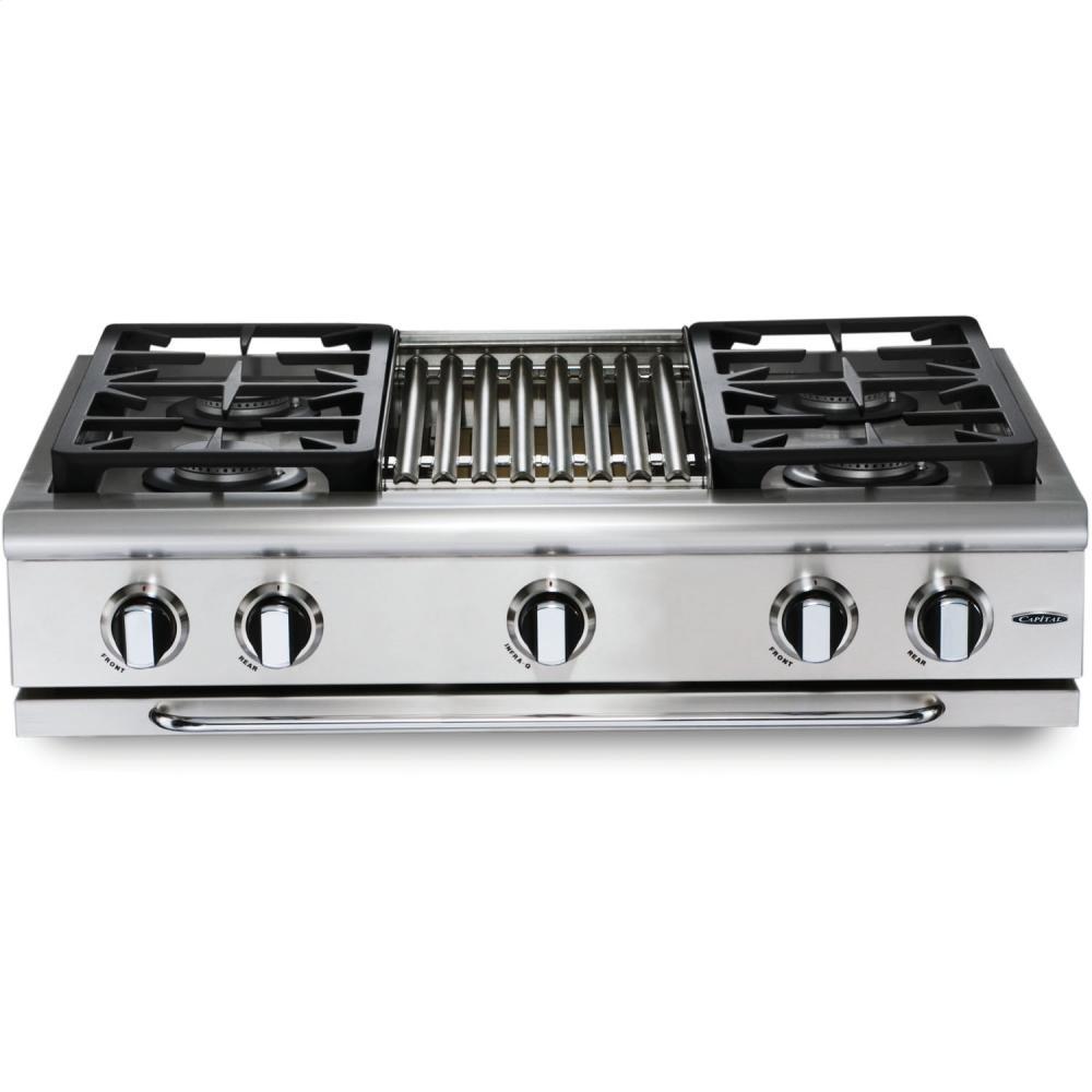 36" 6 Burner Gas Rangetop - NG