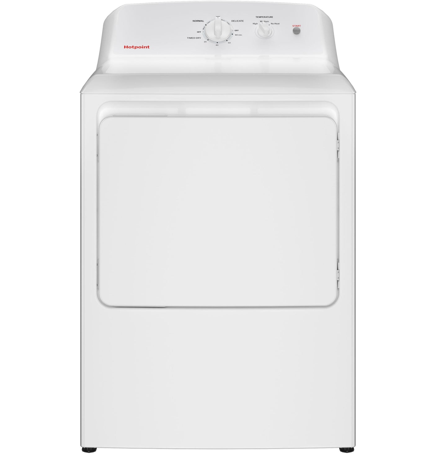 Hotpoint® 6.2 cu. ft. Capacity&#x00A0;&#x00A0;Electric&#x00A0;Dryer&#x00A0;with Up To 120 ft. Venting and Shallow Depth&#x200B;