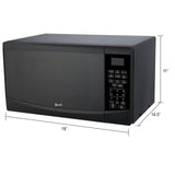 Avanti Countertop Microwave Oven, 0.9 cu. ft. - Stainless Steel / 0.9 cu. ft.