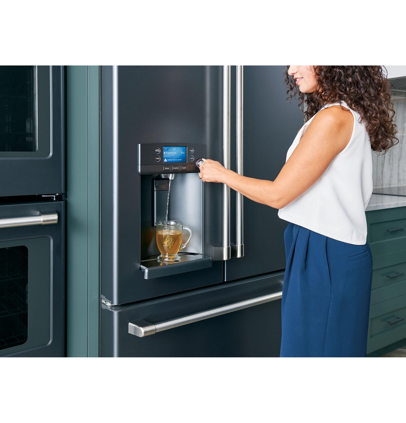 Café™ ENERGY STAR® 27.7 Cu. Ft. Smart French-Door Refrigerator with Keurig® K-Cup® Brewing System