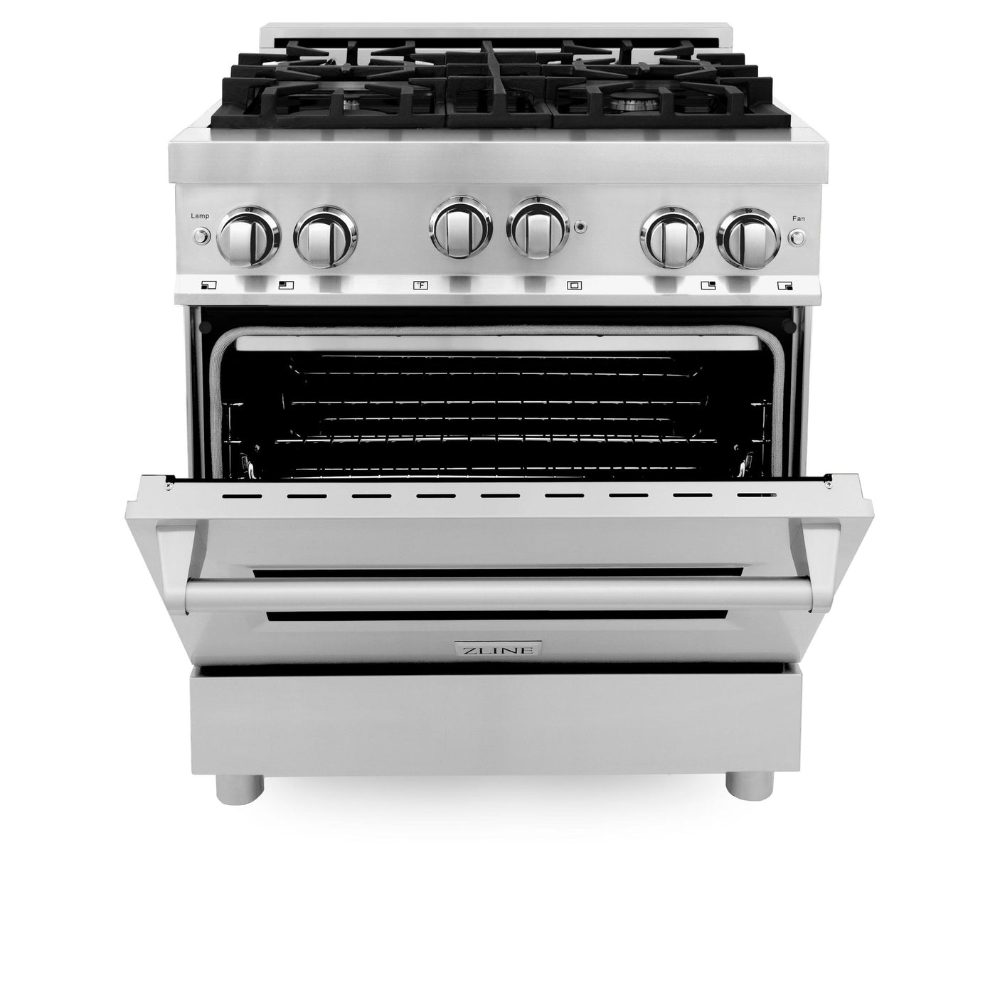 ZLINE 30" 4.0 cu. ft. Range with Gas Stove and Gas Oven in Stainless Steel (RG30) [Color: Stainless Steel]