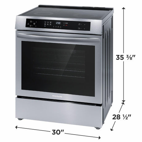 Frigidaire 30" Front Control Induction Range with Convection Bake